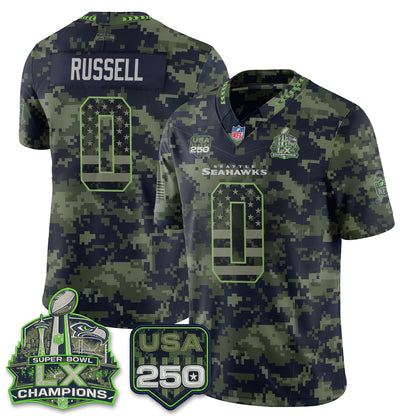 SEA 2026 Salute to Service Edition Vapor Jersey - Stitched n5