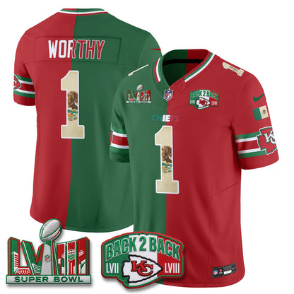 KC Mexico Split Edition Vapor Jersey - Stitched