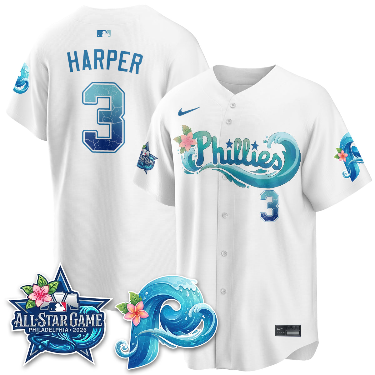Philadelphia Phillies Aloha Spirit Vapor Limited Jersey - Stitched