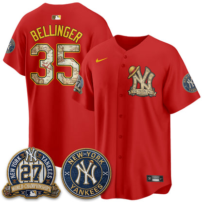 New York Yankees x OP Japanese Cartoon Limited Jersey -  Stitched