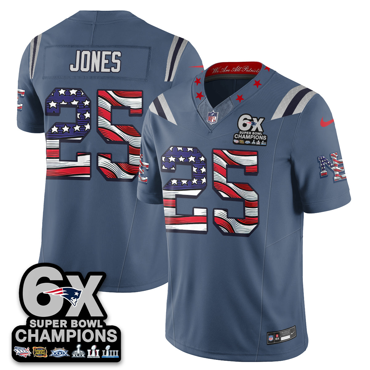 NE America Edition Vapor Jersey V2- Stitched