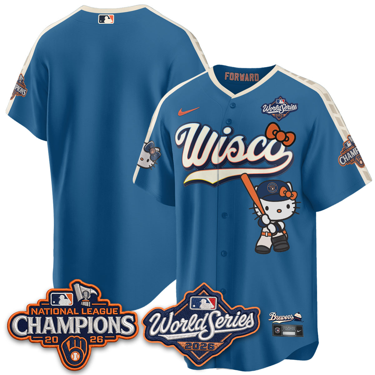 MIL 2026 NL Champions x Meow KT Vapor Jersey - Stitched