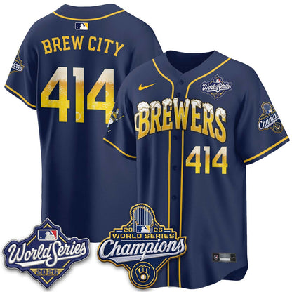 MIL "Pitcher & Pint" 2026 WS Champions Vapor Jersey - Stitched