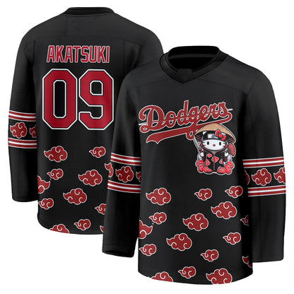 Los Angeles Dodgers Akatsuki Edition Vapor Hockey Jersey - Stitched