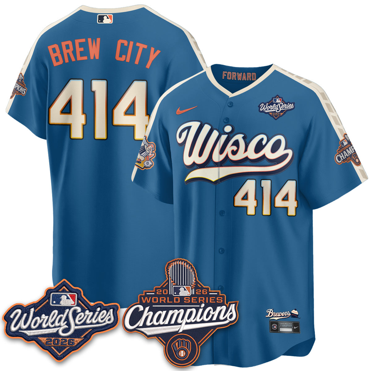 MIL 2026 WS Champions Vapor Jersey - Stitched