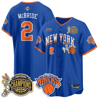 New York Knicks 2026 NBA Finals x Bunny Vapor Jersey V2- Stitched