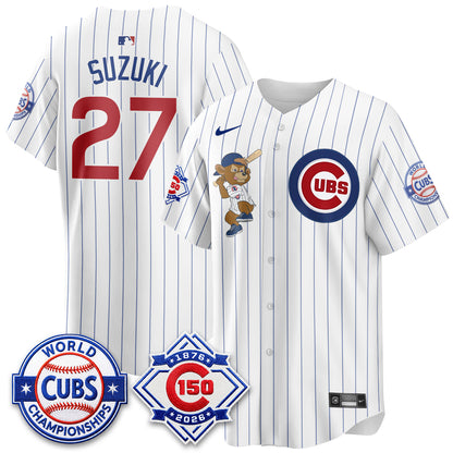Chicago Cubs Clark Edition Vapor Limited Jersey - Stitched