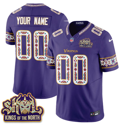 MIN  Latino Heritage Month Vapor Custom Jersey - Stitched