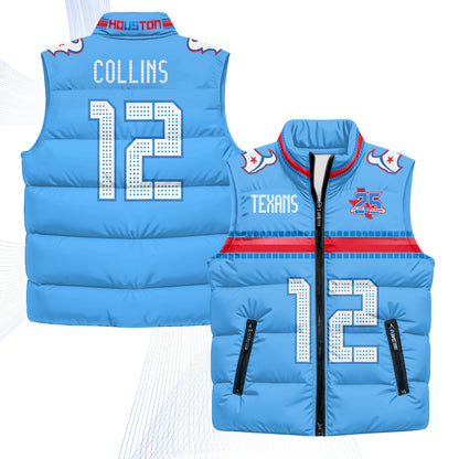 Houston Texans 2026 Rivalries Puffer Vest - Printed