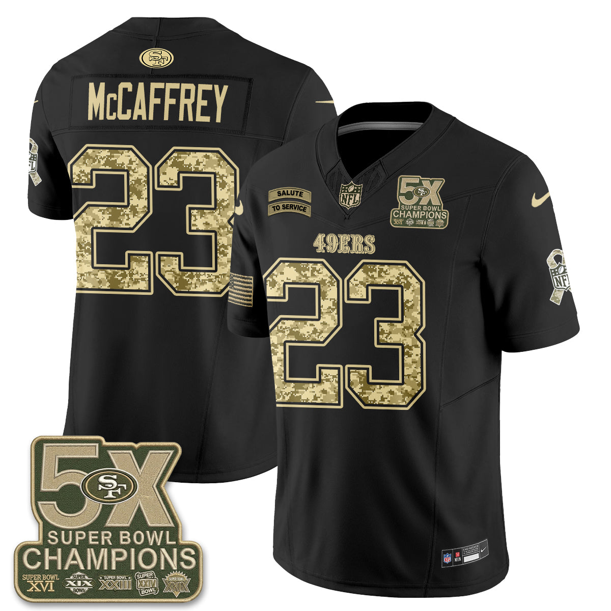 SF 2026 Salute to Service V2 Vapor Jersey - Stitched