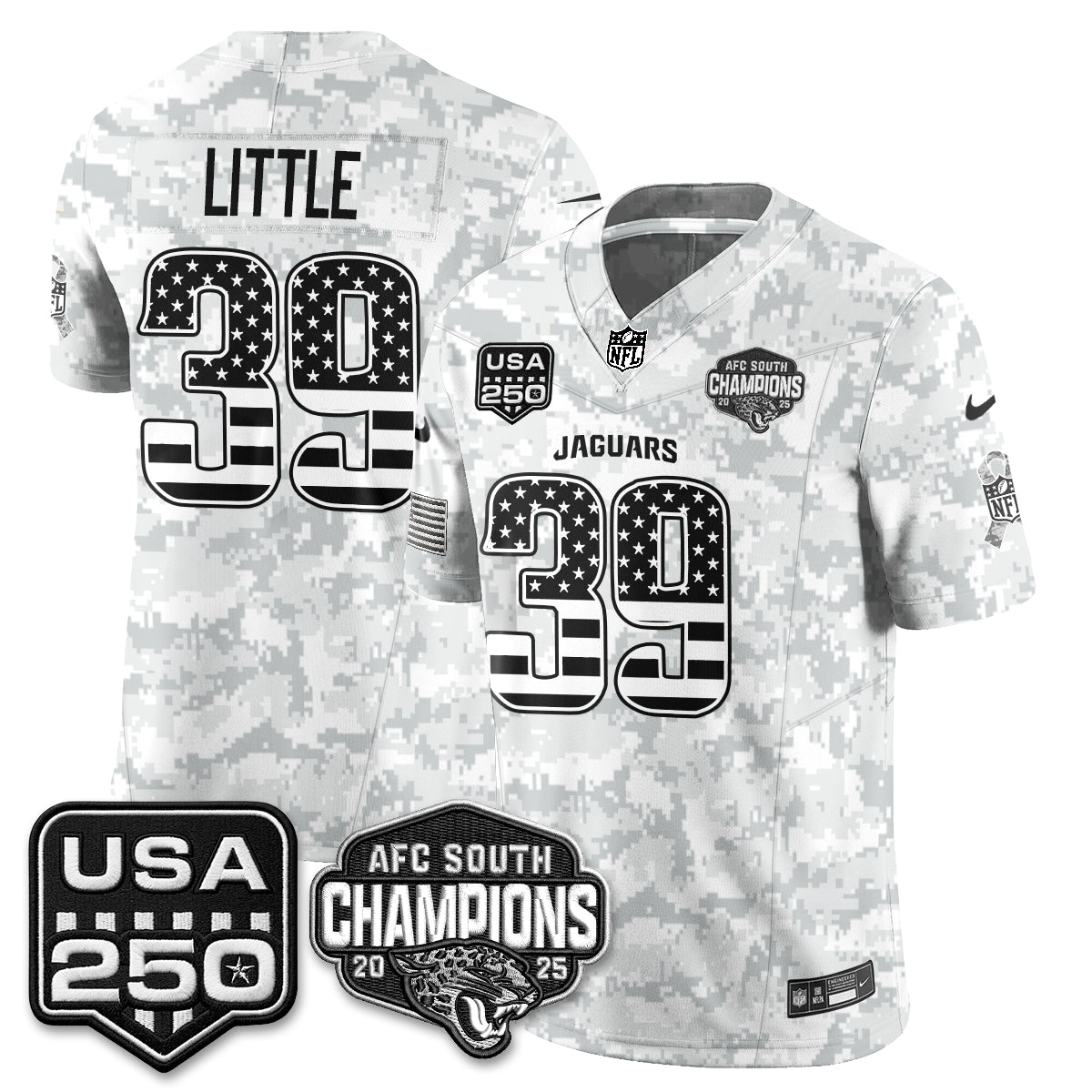 Jacksonville Jaguars 2026 Salute to Service Vapor Jersey - Stitched