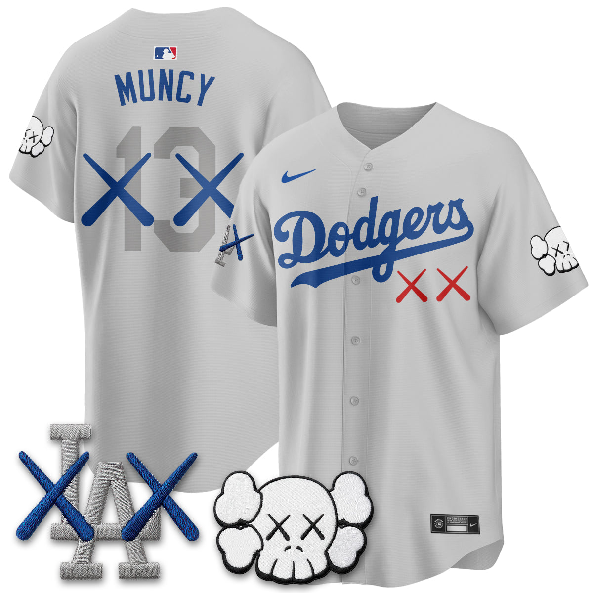 Los Angeles Dodgers x KAWS Edition Vapor Jersey - Stitched