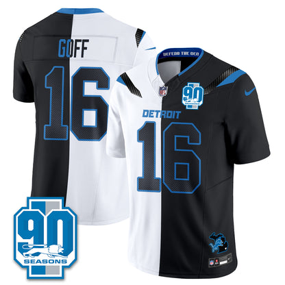 DET Rivalries Split Edition Vapor Jersey - Stitched