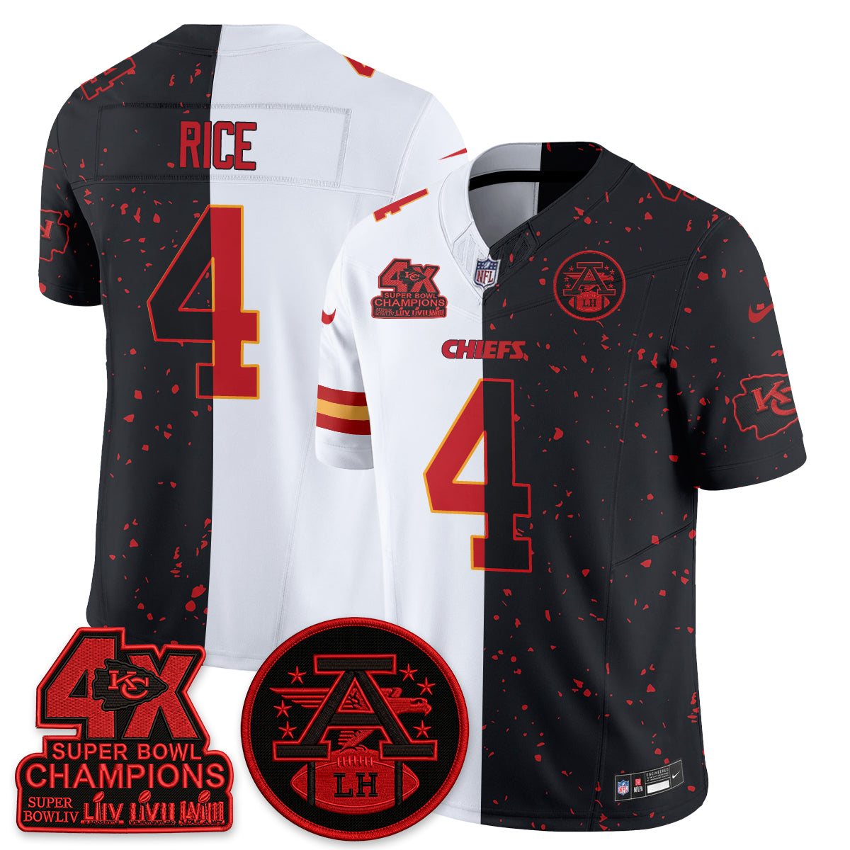 KC Split Edition Vapor Jersey - Stitched