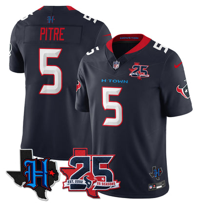 HOU 25th Seasons in 2026 Basic Vapor Limited Jersey - All Stitched