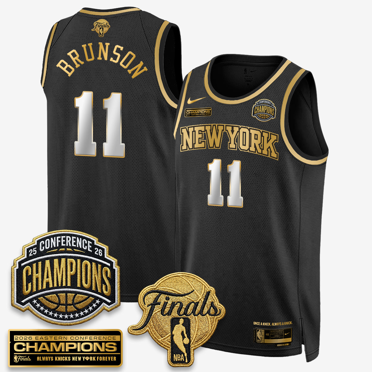 NYK 2026 NBA Eastern Conference Champions Vapor Jersey - Stitched n6