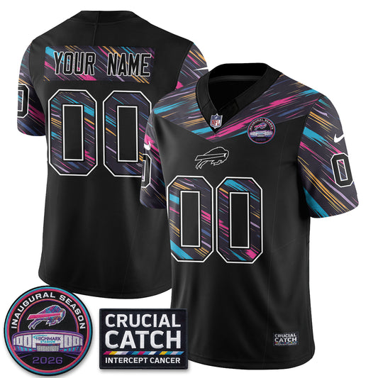 BUF Intercept Cancer 2026 Edition Custom Jersey - Stitched