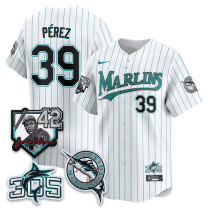 MIA 2026 Throwback Jackie Robinson New Era Vapor Limited Jersey - All Stitched