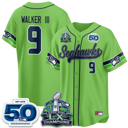SEA SB LX Champs Vapor Baseball Jersey - Stitch