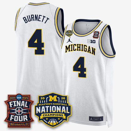 MICH 2026 NCAA Basketball Champions Limited Jersey - All Stitched
