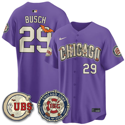 Chicago Cubs Halloween 2026 Vapor Limited Jersey - Stitched