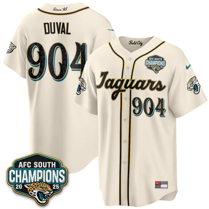 Jacksonville Jaguars 2026 Rivalries Baseball Vapor Jersey - Stitched