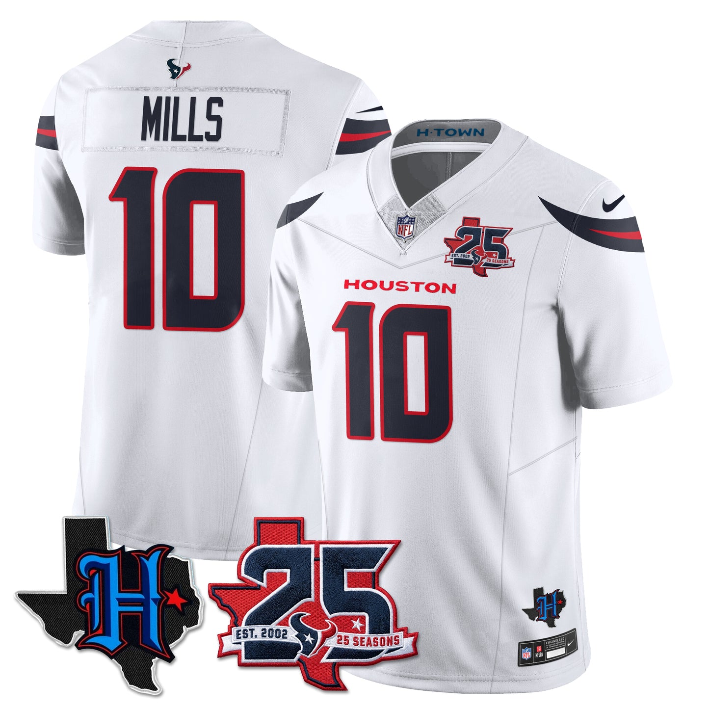 HOU 25th Seasons in 2026 Basic Vapor Limited Jersey - All Stitched