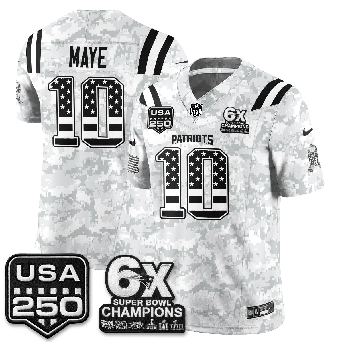 NE 2026 Salute to Service Edition Vapor Jersey - Stitched