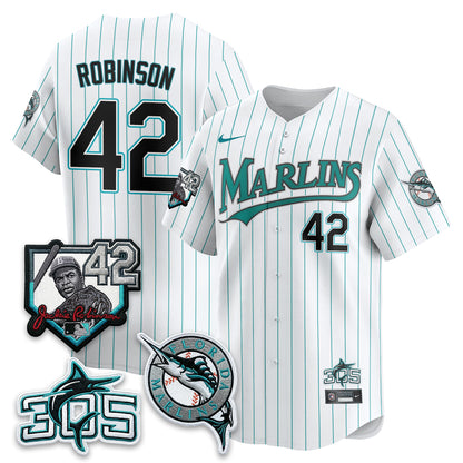 MIA 2026 Throwback Jackie Robinson New Era Vapor Limited Jersey - All Stitched