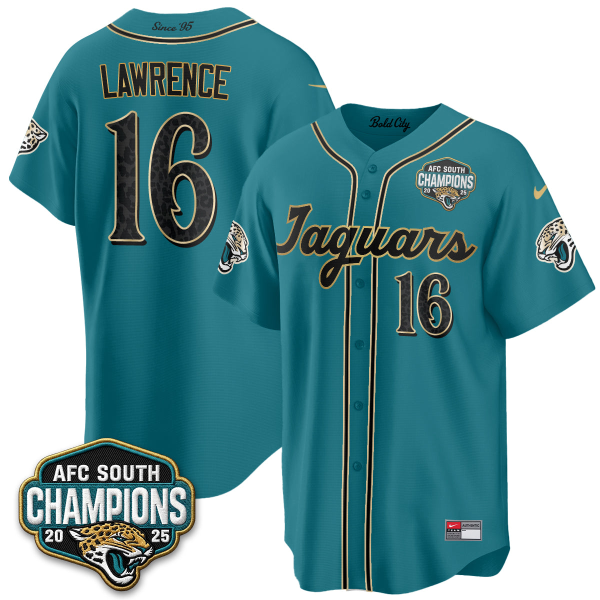 Jacksonville Jaguars 2026 Rivalries Baseball Vapor Jersey - Stitched
