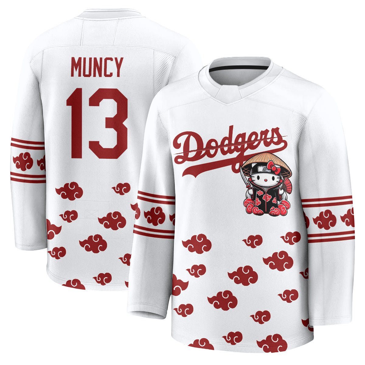 Los Angeles Dodgers Akatsuki Edition Vapor Hockey Jersey - Stitched