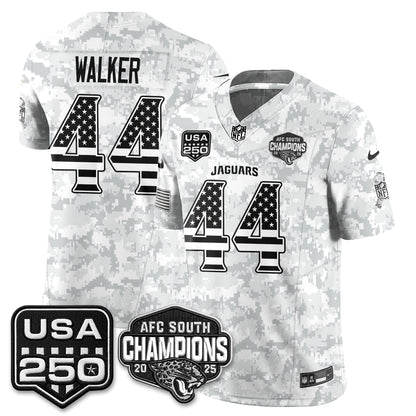 Jacksonville Jaguars 2026 Salute to Service Vapor Jersey - Stitched