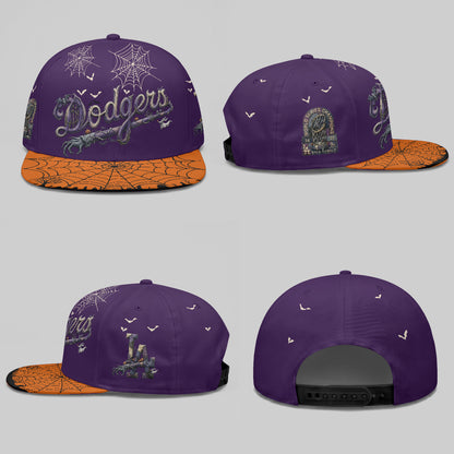 Los Angeles Dodgers Nightmare Snapback Cap - Printed