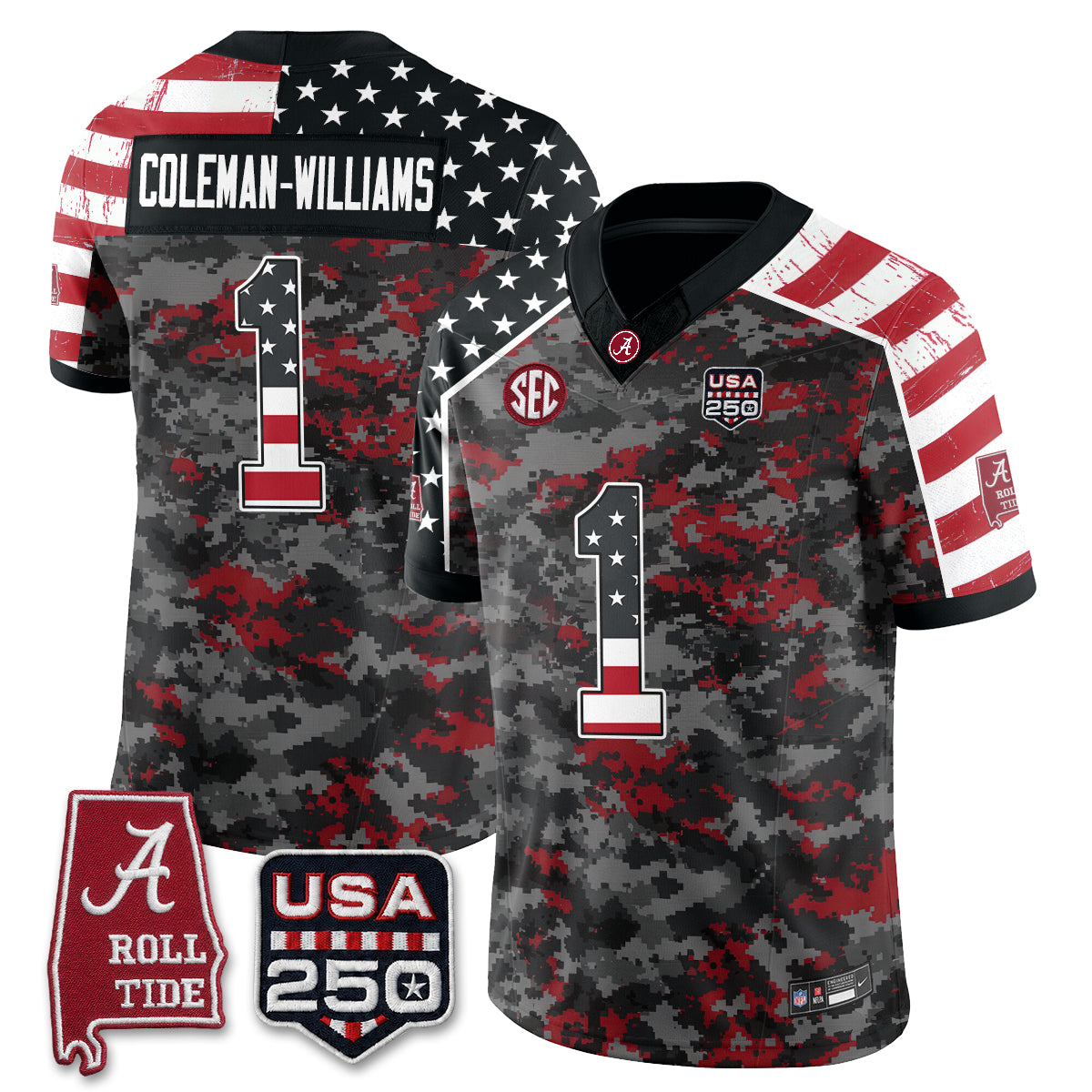 BAMA Camouflage Edition 2026 Vapor Limited Jersey - Stitched