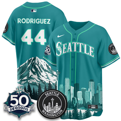 Seattle Mariners City Edition Vapor Jersey - Printed