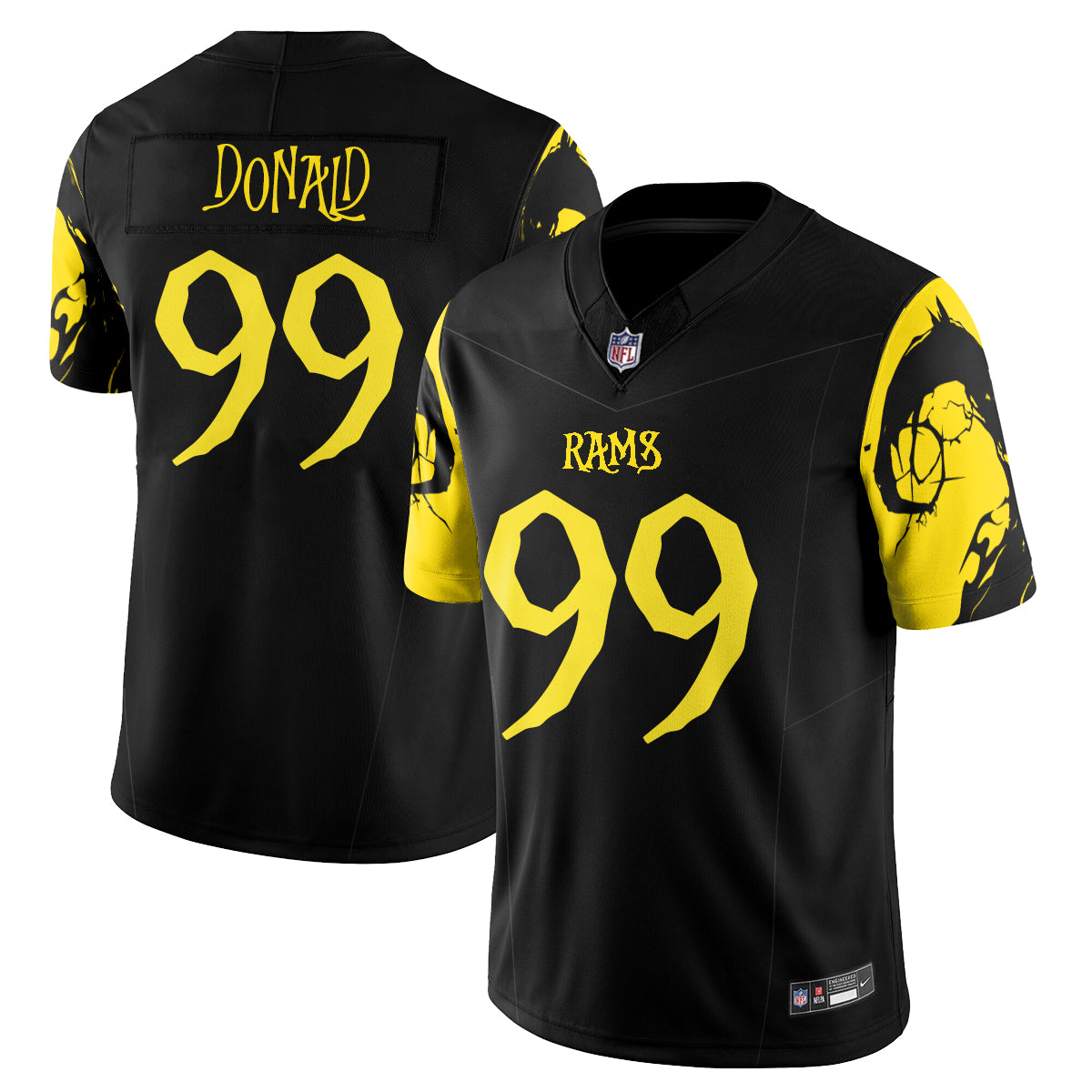 Los Angeles Rams x Nightmare Edition Vapor Jersey - Stitched