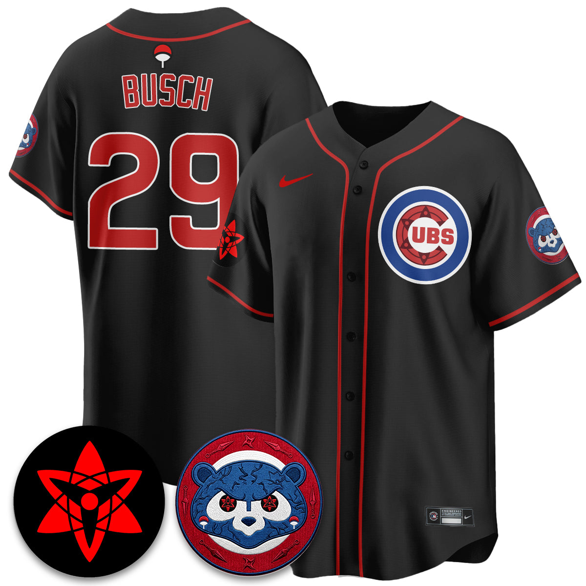 Chicago Cubs Uchiha Sasuke Vapor Limited Jersey - Stitched