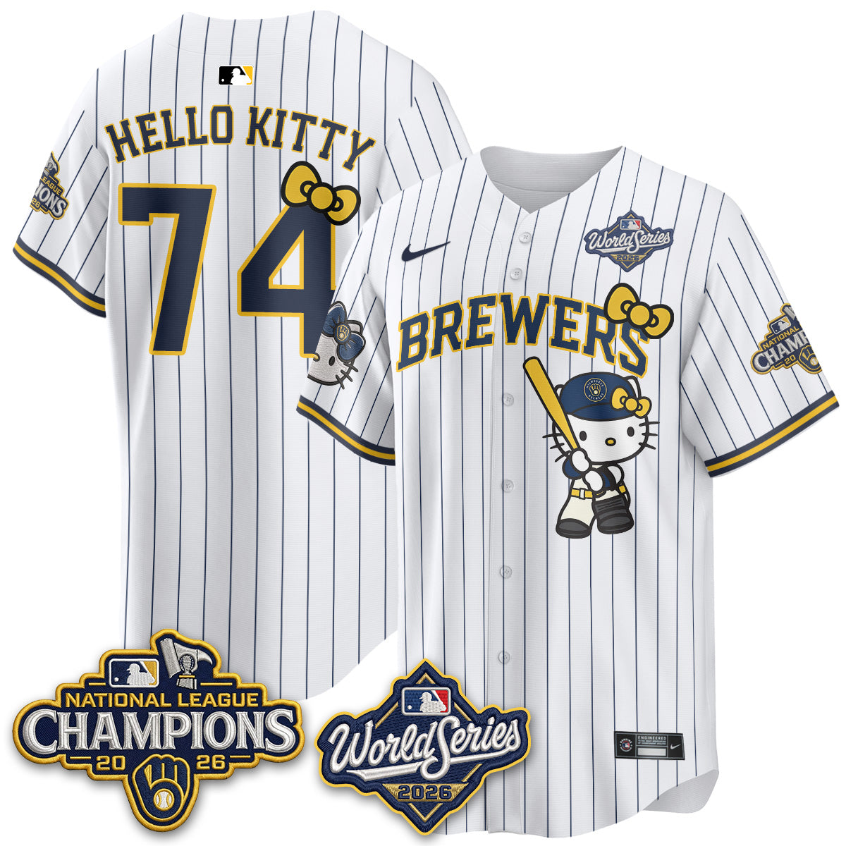 MIL 2026 NL Champions x Meow KT Vapor Jersey - Stitched
