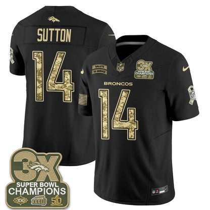 Denver Broncos 2026 Salute to Service V2 Vapor Jersey - Stitched