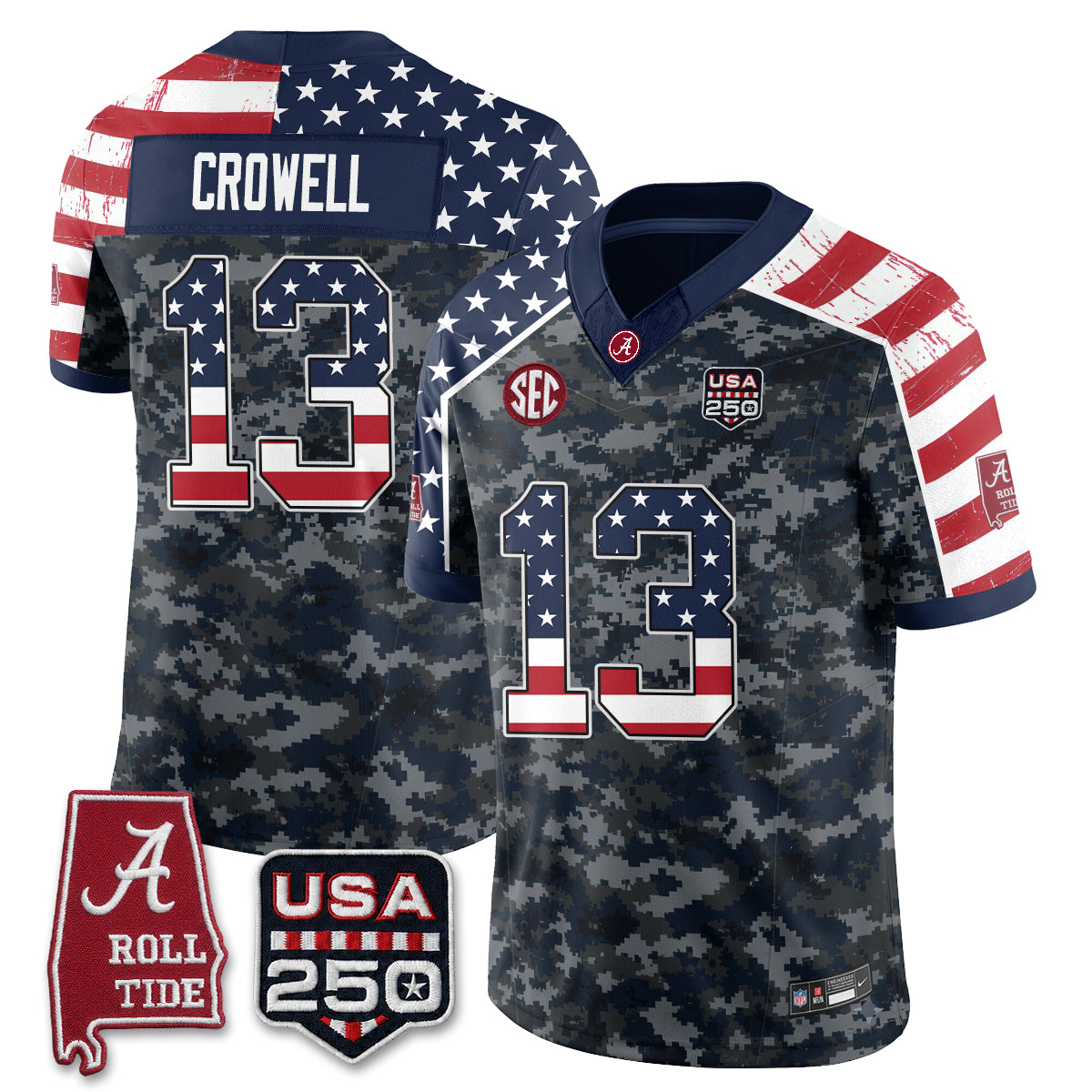 BAMA Camouflage Edition 2026 Vapor Limited Jersey - Stitched