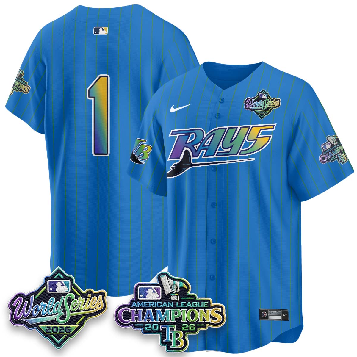 TB 2026 AL Champions Limited Vapor Jersey - Stitched