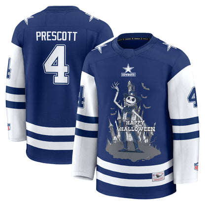 Dallas Cowboys x Nightmare Halloween 2026 Edition Hockey Jersey - Printed