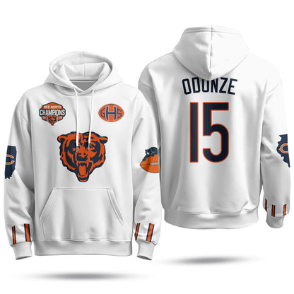 Chicago Bears 2026 Rivalries Fleece Hoodie - Printed