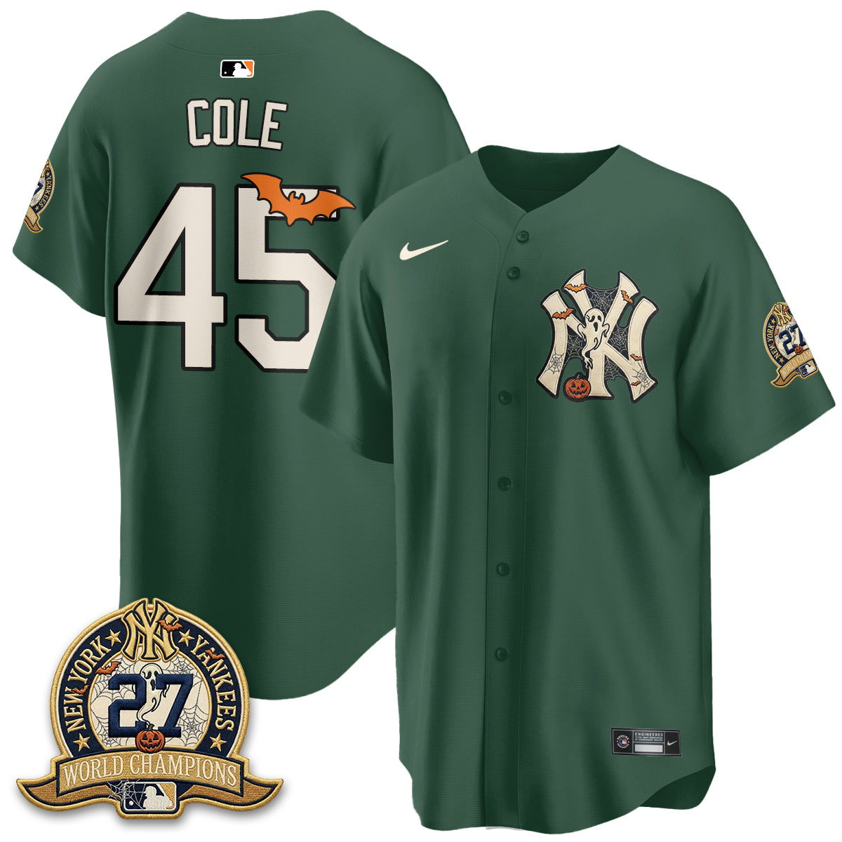 New York Yankees Halloween 2026 Vapor Limited Jersey - Stitched