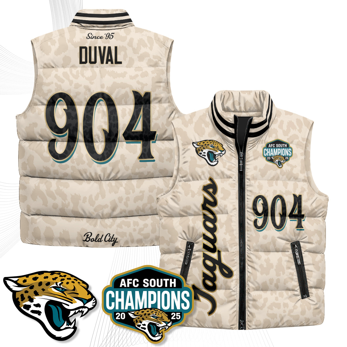 DET 2026 Rivalries Puffer Vest - Printed