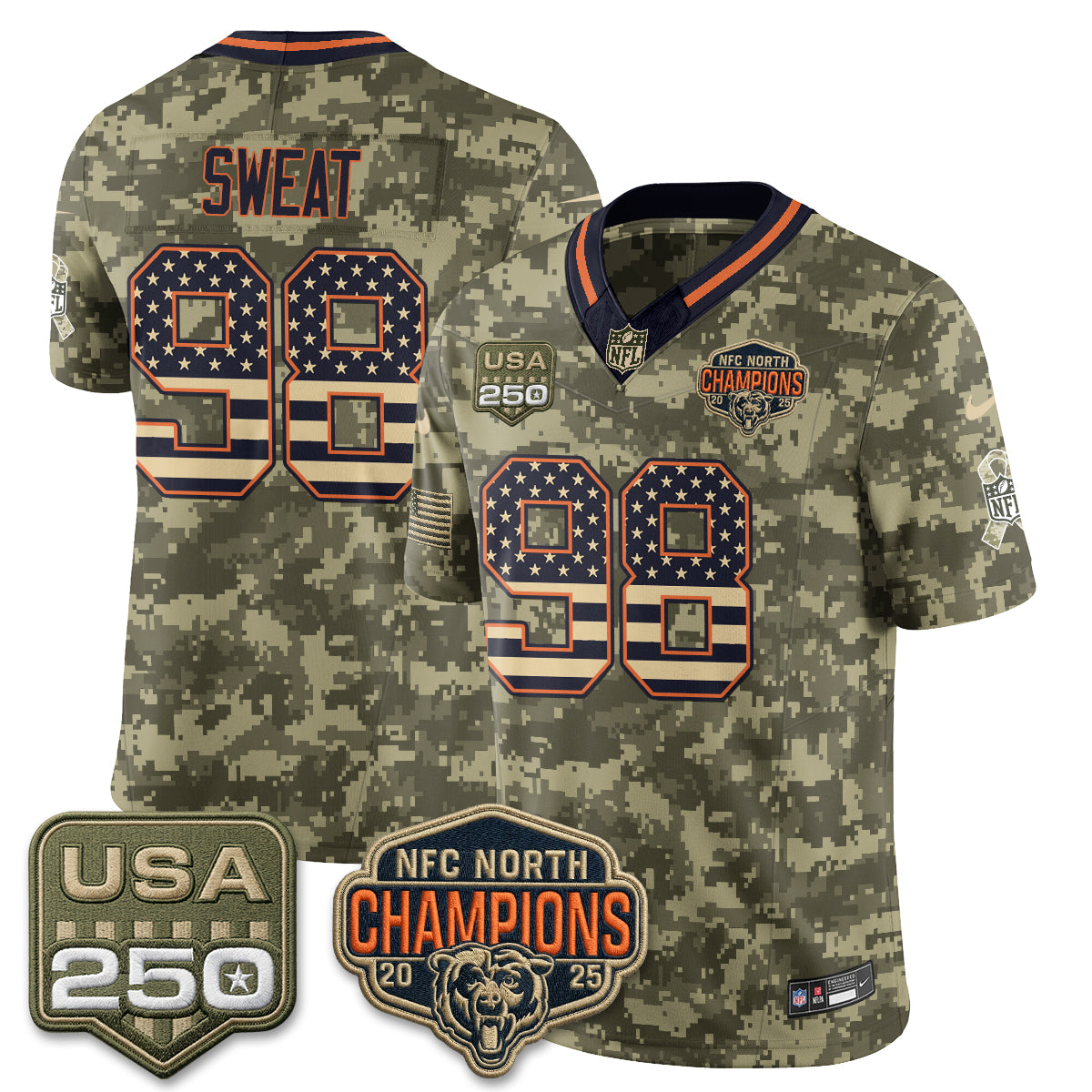 CHI 2026 Salute to Service Edition Vapor Jersey - Stitched