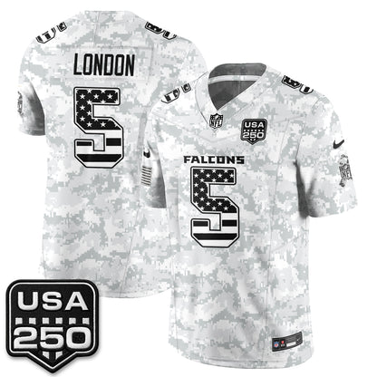 Atlanta Falcons 2026 Salute to Service Vapor Jersey - Stitched