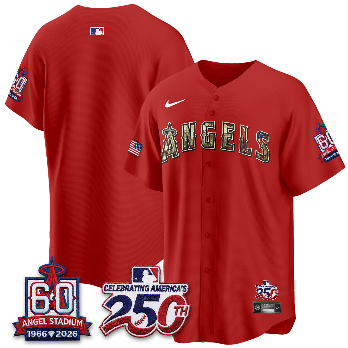 LAA 2026 Independence Day USA Vapor Limited Jersey - Stitched