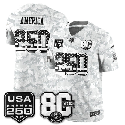 SF 2026 Salute to Service Edition Vapor Jersey - Stitched