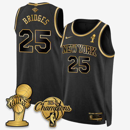 NYK 2026 NBA Champions Gold Edition Vapor Jersey - Stitched n3